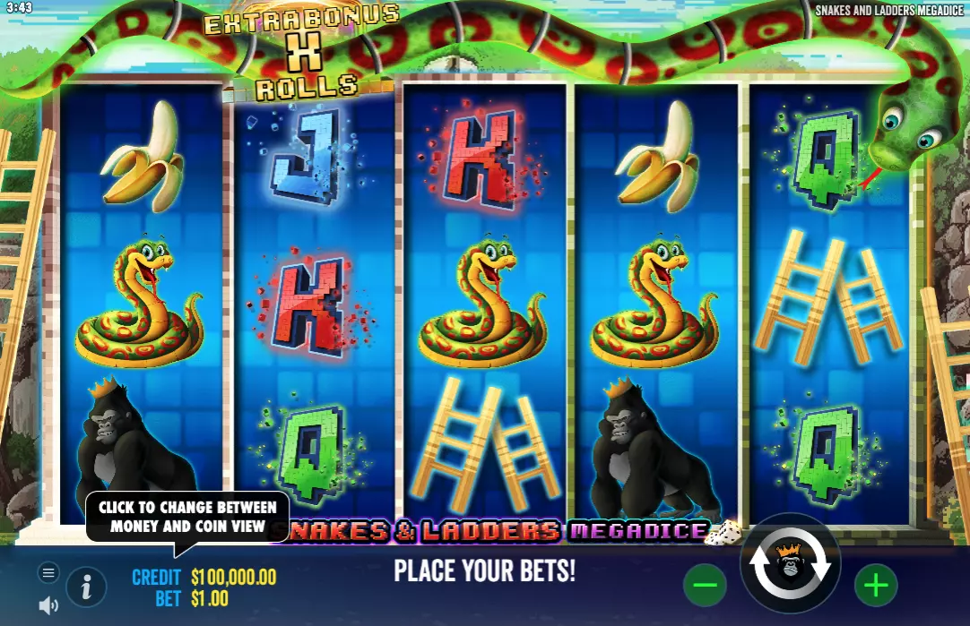 Игровой автомат Snakes and Ladders Megadice